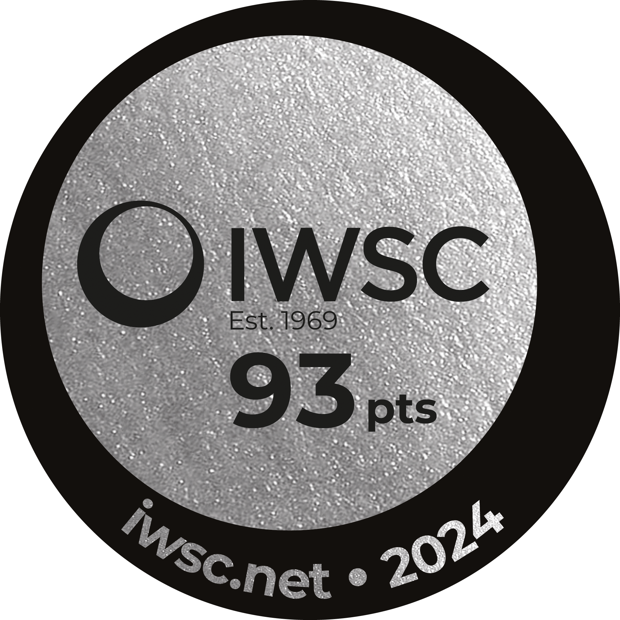 IWSC Silver 93 points award